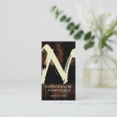 N Vlammonogram Visitekaartje (Staand voorkant)