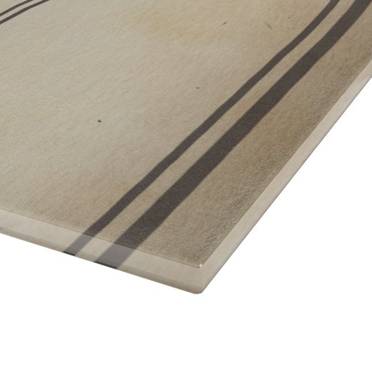 N voor Nasturiums Flower Alphabet Monogram Snijplank (Hoek)