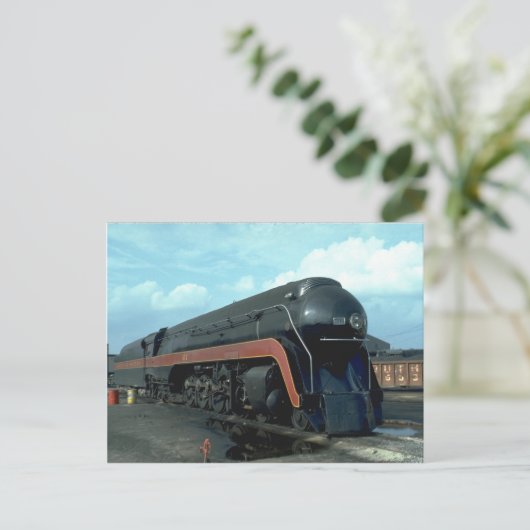 N&W 4-8-4 BRIEFKAART (Staand voorkant)