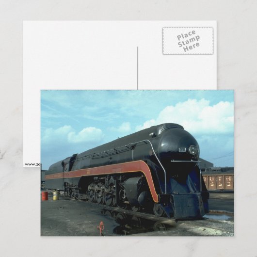 N&W 4-8-4 BRIEFKAART (Voorkant / Achterkant)