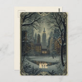 N.Y.C. Gothic Travel Briefkaart (Voorkant / Achterkant)