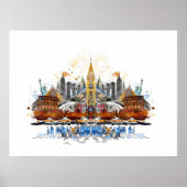 N.Y.C. Non-Stop Print (Voorkant)