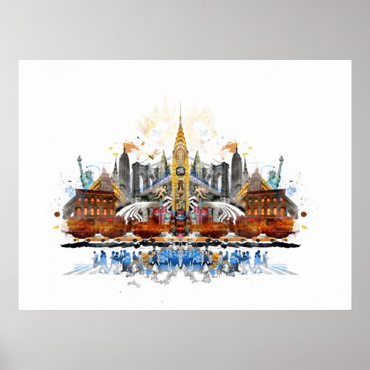 N.Y.C. Non-Stop Print (Voorkant)