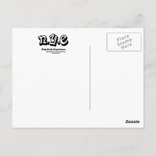 N.Y.E. Grand Central Station Briefkaart (Achterkant)