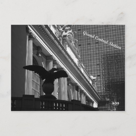 N.Y.E. Grand Central Station Briefkaart (Voorkant)