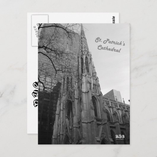 N.Y.E. St. Patrick's Cathedral Briefkaart (Voorkant / Achterkant)