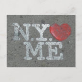 N.Y. houdt van me Briefkaart (Voorkant)