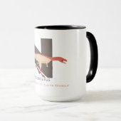 N zoals Noasaurus Mok (Voorkant rechts)