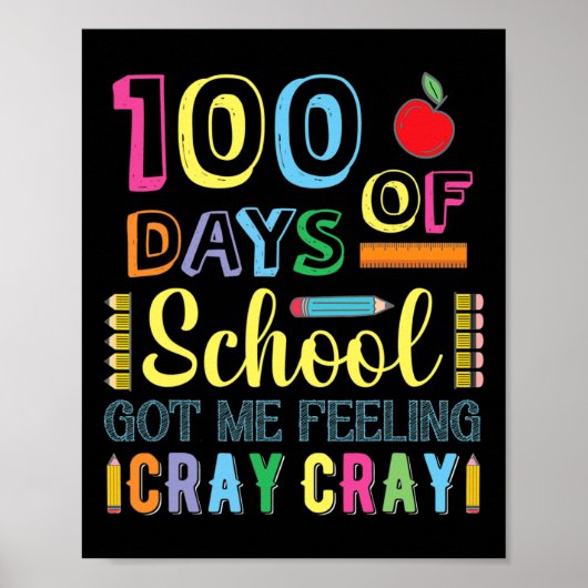 Na 100 dagen school voelde ik me gek poster (Voorkant)
