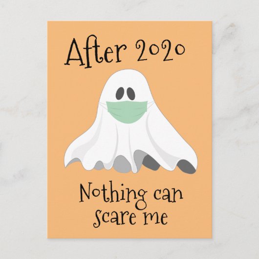 Na 2020 kan niets me bang maken briefkaart (Voorkant)