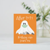 Na 2021 kan niets me Ghost Briefkaart schelen (Staand voorkant)