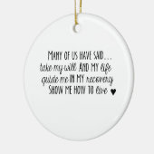 NA 3rd Step Prayer Ornament (Links)