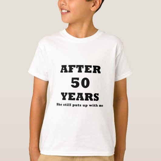 Na 50 jaar blijft ze nog steeds bij me. t-shirt (Voorkant)