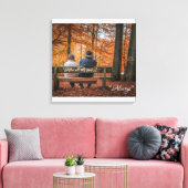 Na al deze tijd... altijd canvas afdruk (Insitu (Woonkamer))