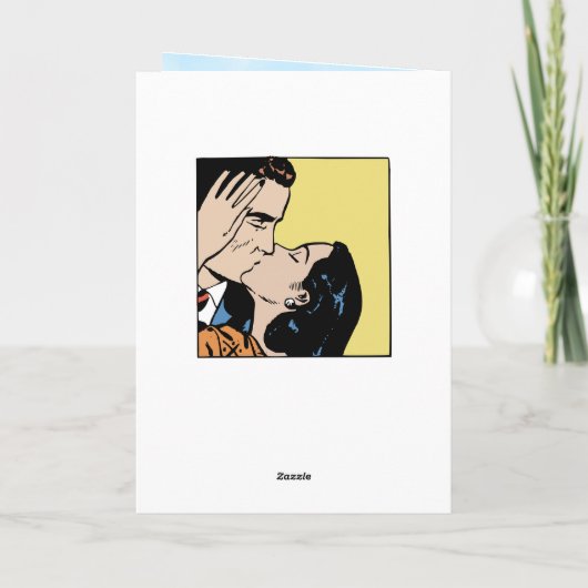 Na al die jaren retro Valentijnsdag Kaart (Achterkant)