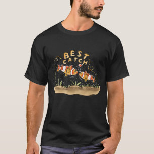 Na al die jaren vissen is mijn vrouw nog steeds t-shirt