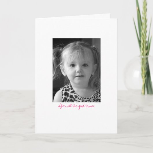 Na alle goede tijden - ik zal… kaart (Voorkant)