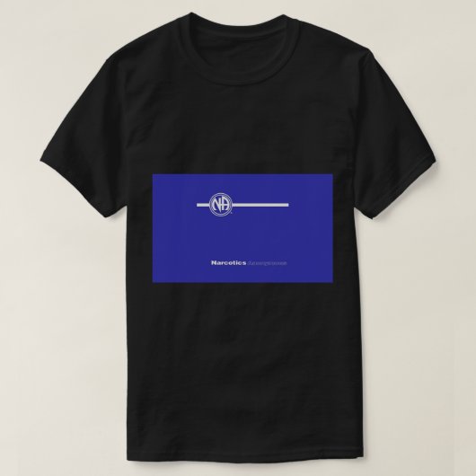 NA Basic Text Book Narcotics Anonymous Gift Coffe T-shirt (Design voorkant)