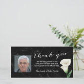 Na begrafenis Floral Memorial Foto bedankt (Staand voorkant)