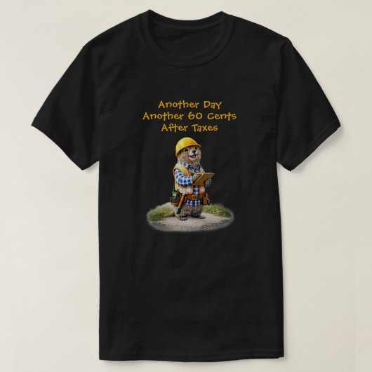 "Na belastingen" T-shirt (Design voorkant)