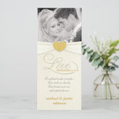 Na-bruiloft hedendaagse Casual uitnodigingen (Staand voorkant)