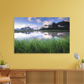 NA, Canada, Alberta, Tonquin-vallei. Jasper Canvas Afdruk (Insitu (Woonkamer))