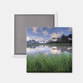 NA, Canada, Alberta, Tonquin-vallei. Jasper Magneet (Voorkant / Achterkant)