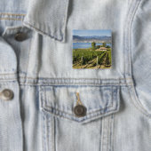 NA; Canada; Brits-Columbia; Okanagan-vallei; Vierkante Button 5,1 Cm (In situ)