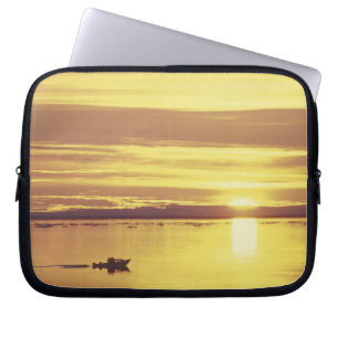 NA, Canada, Canadese Arctische Gebied, Baffin-eila Laptop Sleeve