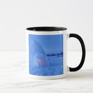 NA, Canada, Manitoba, Churchill. Arctische iglo Mok