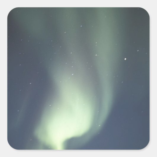 NA, Canada, Manitoba, Churchill Nord-lampen, Vierkante Sticker (Voorkant)