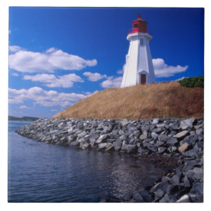 NA, Canada, New Brunswick, Campabello-eiland. Tegeltje