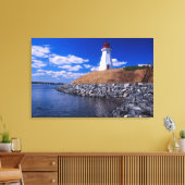 NA, Canada, New Brunswick, Campabello Island. Canvas Afdruk (Insitu (Woonkamer))