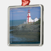 NA, Canada, New Brunswick, Campobello Island. 4 Metalen Ornament (Links)