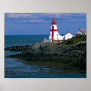 NA, Canada, New Brunswick, Campobello Island. 4 Poster