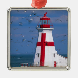 NA, Canada, New Brunswick, Campobello Island. 8 Metalen Ornament