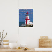 NA, Canada, New Brunswick, Campobello Island. 8 Poster (Keuken)
