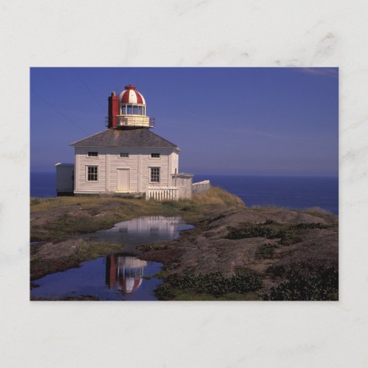 NA, Canada, Newfoundland, Cape Spear. Oude Kaap Briefkaart (Voorkant)