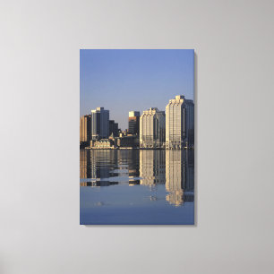 NA, Canada, Nova Scotia, Halifax. Halifax Canvas Afdruk