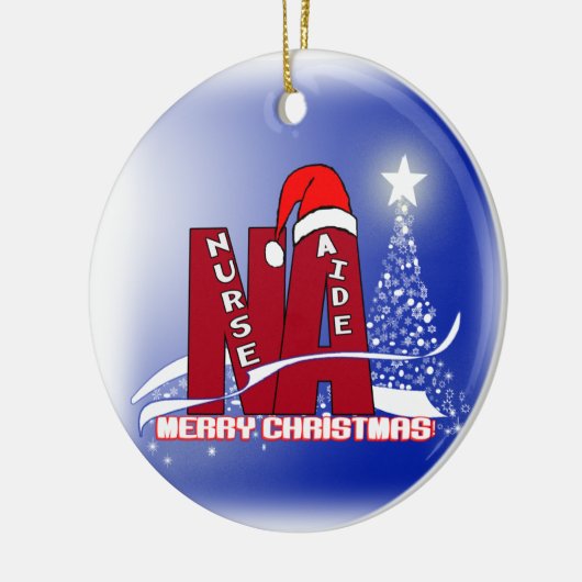 NA CHRISTMAS ORNAMENT SANTA NURSE AIDE (Links)