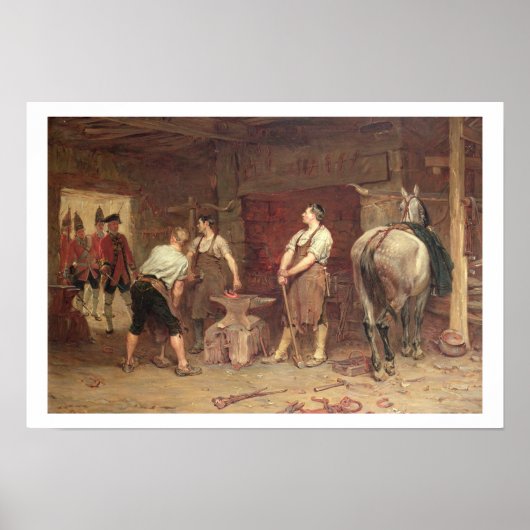 Na Culloden: Rebeljacht (olie op doek) Poster (Voorkant)