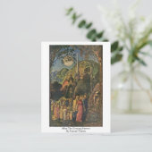 Na de avonddienst door Samuel Palmer Briefkaart (Staand voorkant)