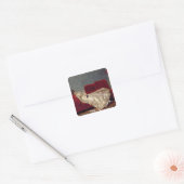 Na de bal, 1869 vierkante sticker (Envelop)