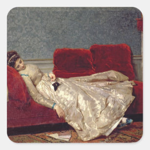 Na de bal, 1869 vierkante sticker