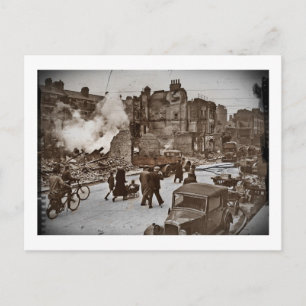 Na de bombardementen in Londen Briefkaart
