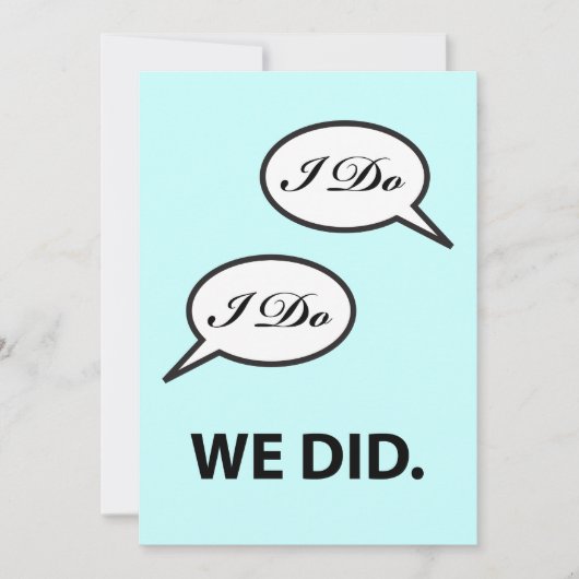 Na de bruiloft doe ik het wel. kaart (Voorkant)