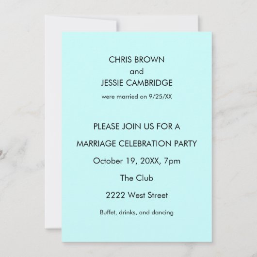 Na de bruiloft doe ik het wel. kaart (Achterkant)