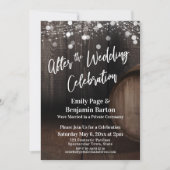 Na de Bruiloft Feest Tonnen & Lichten Kaart (Voorkant)