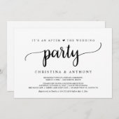 Na de bruiloft is er een trouwe weddenschap ontsta kaart (Voorkant / Achterkant)