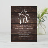 Na de bruiloft, nadat ze zeggen dat ik dat doe, Ru Kaart (Staand voorkant)